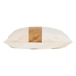 Housse de coussin en velours camel et nude 45x45cm - Klosen