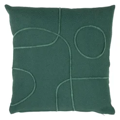 Housse de coussin émeraude 45x45cm - arty