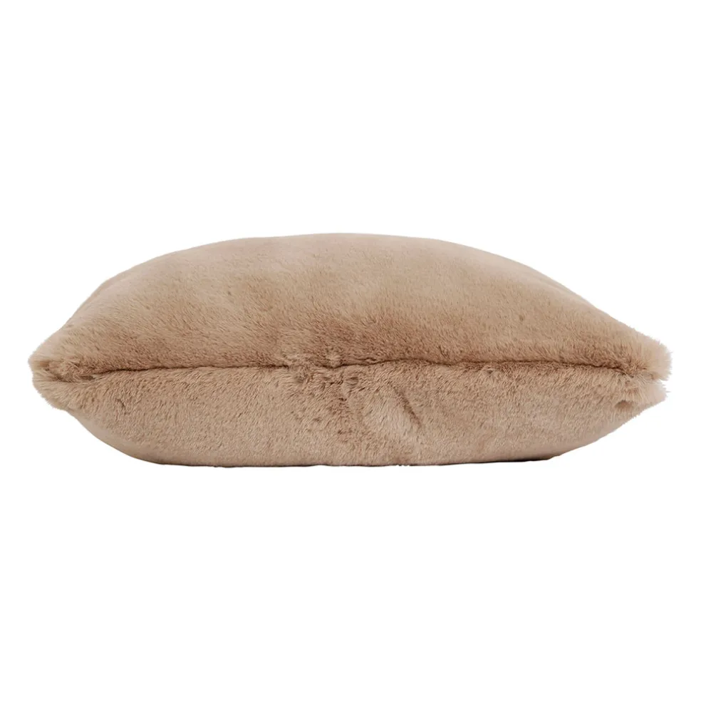 Housse de coussin taupe 45x45cm - Adalie