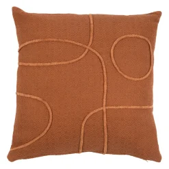 Housse de coussin terracotta 45x45cm - arty