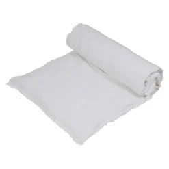 Housse d'édredon en coton blanc - Nalia