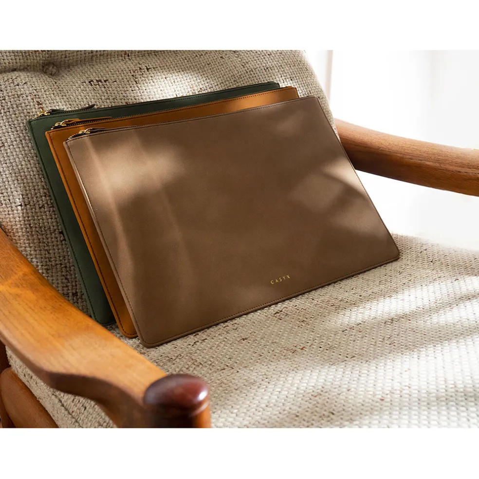 Housse d'ordinateur beige - Atelier