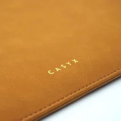 Housse d'ordinateur camel - Atelier