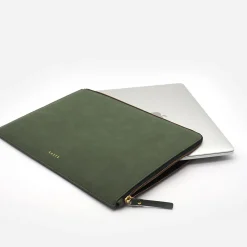 Housse d'ordinateur olive - Atelier