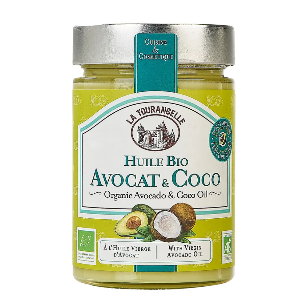 Huile avocat et coco bio 314ml