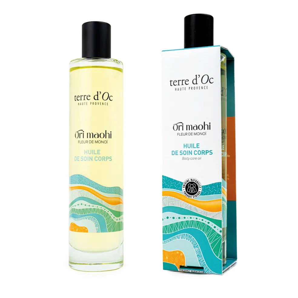 Huile soins bio parfumee fleur de monoi - ori maohi 100ml