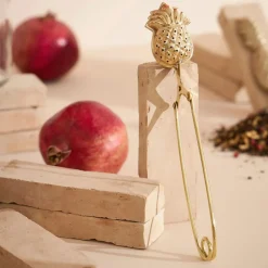 Infuseur de thé en inox doré - Ananas