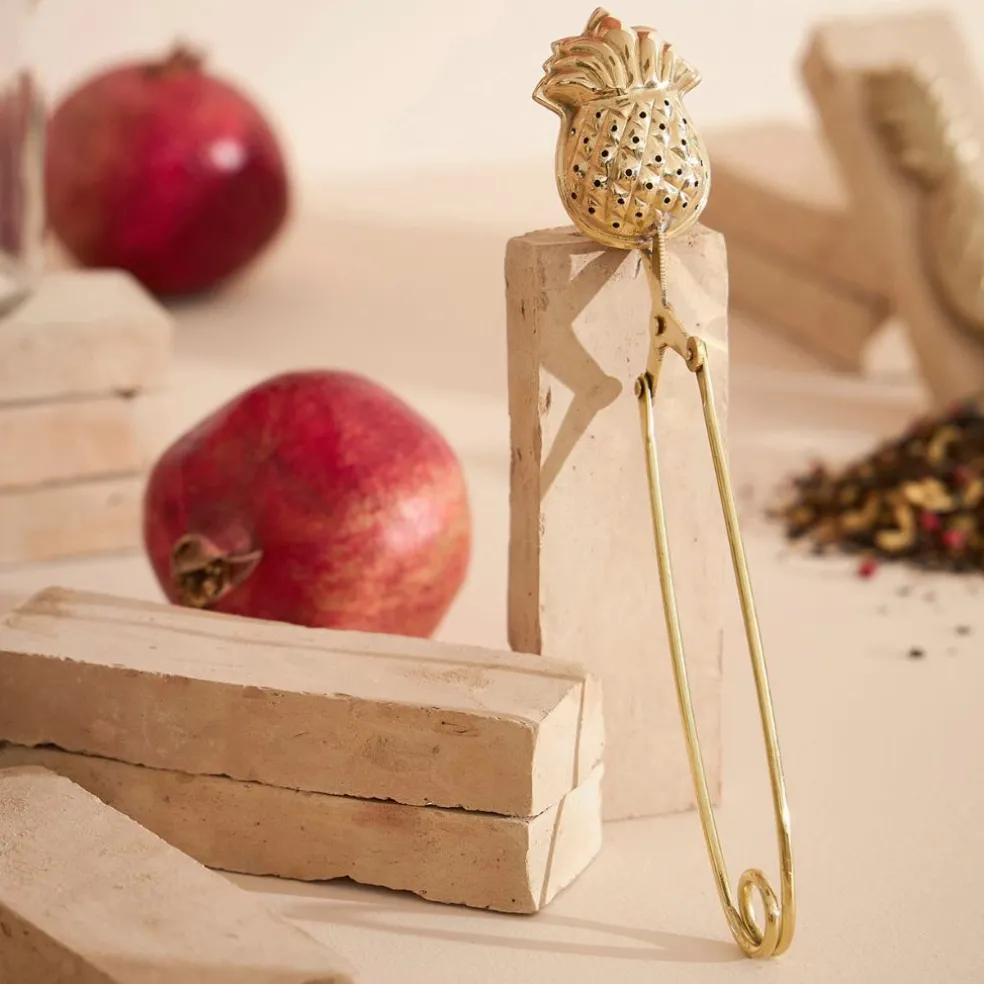 Infuseur de thé en inox doré - Ananas