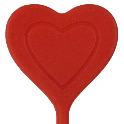 Infuseur thé en inox rouge - Coeur