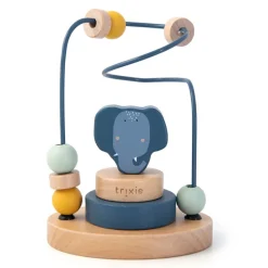 Jouet labyrinthe de perles en bois - mrs. elephant