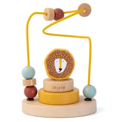Jouet labyrinthe de perles en bois - mr. lion