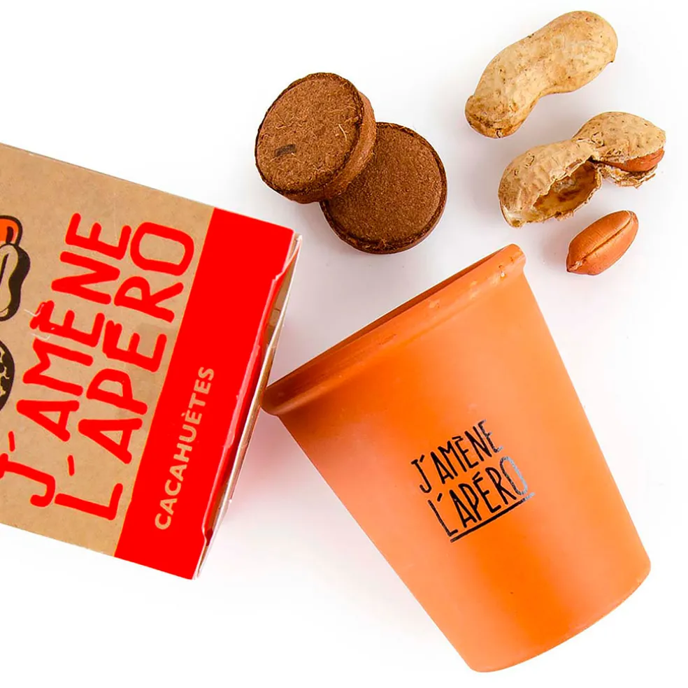 Kit message j'amène l'apéro - cacahuètes