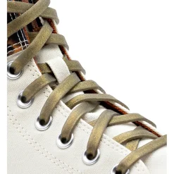 Lacets en silicone doré l110cm