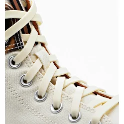 Lacets en silicone vanille l110cm