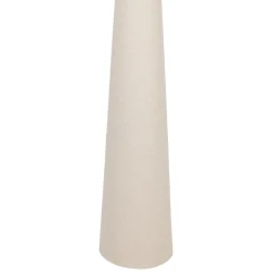 Lampadaire en fer et coton blanc cassé h120cm - Calypsa