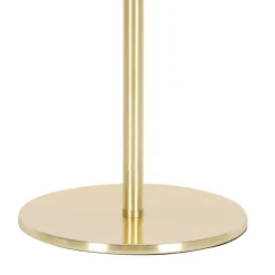 Lampe 2 globes en verre opaline doré - edmond