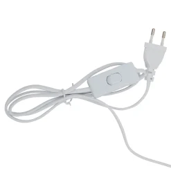 Lampe à poser blanc moucheté en porcelaine -sweet leaves