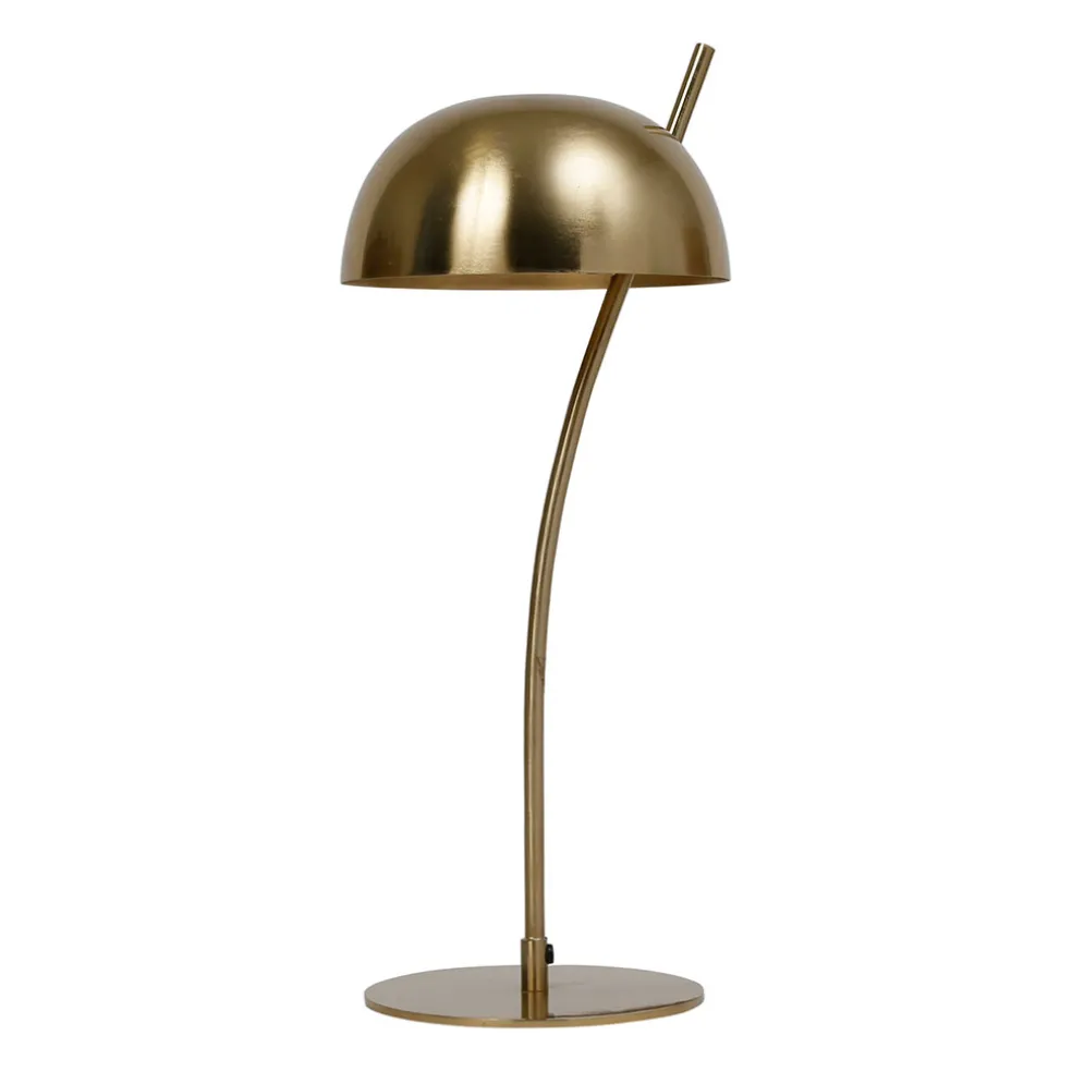Lampe à poser en fer h54cm doré - Ardecor