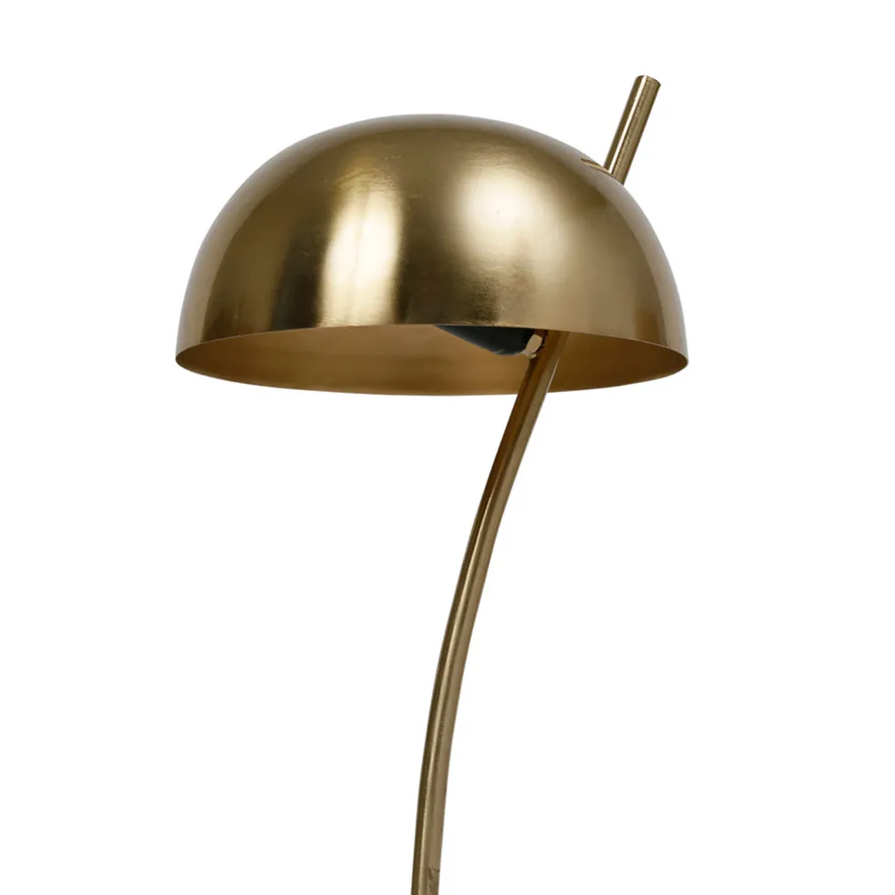 Lampe à poser en fer h54cm doré - Ardecor