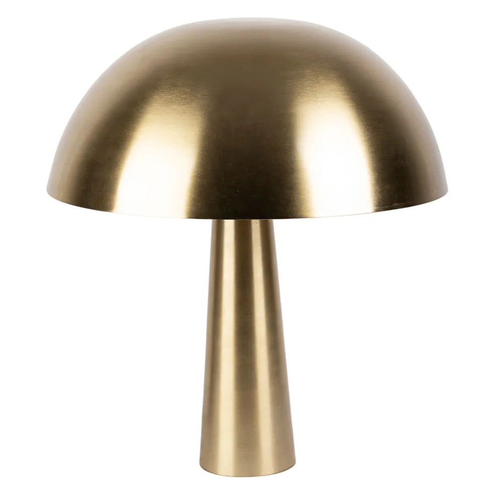 Lampe champignon en fer doré h44cm - Ardecor
