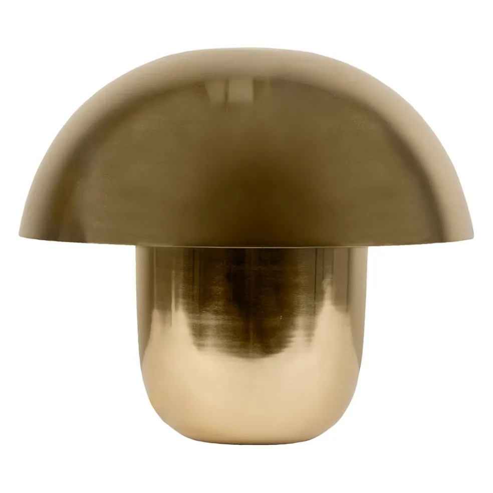 Lampe champignon en fer d35cm doré - Champart