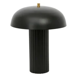 Lampe champignon en fer h36cm noir - Arty