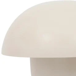 Lampe champignon en fer h35cm beige - Champart
