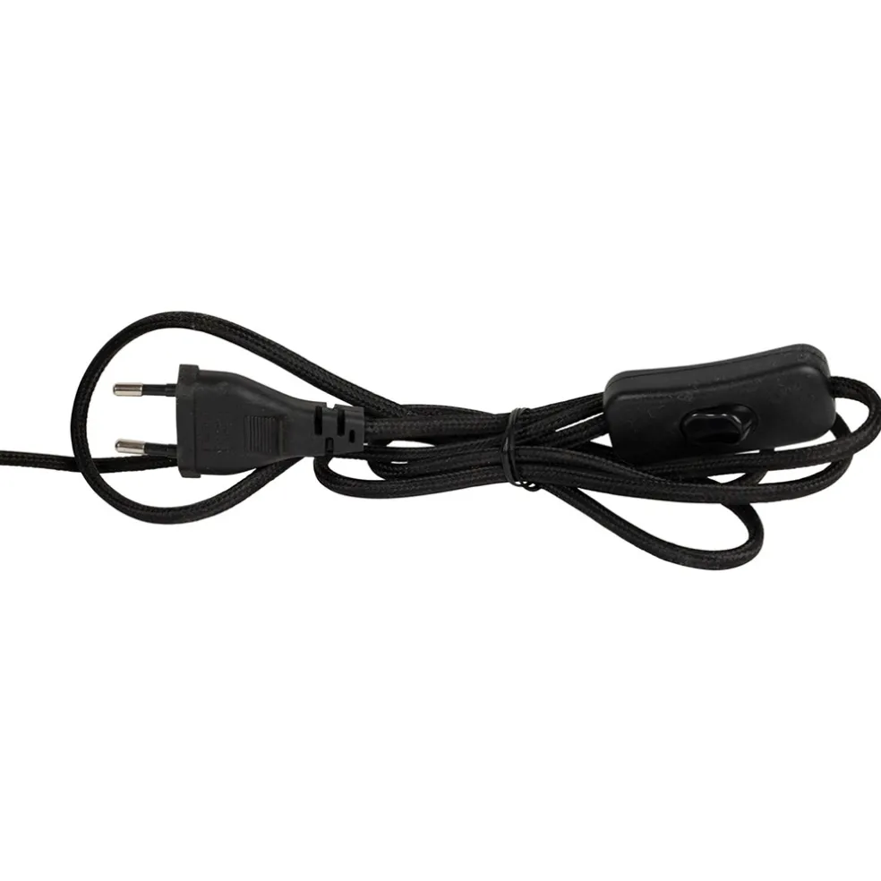 Lampe champignon en fer émeraude et écru h40cm - Arty