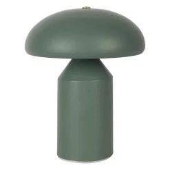Lampe champignon tactile en fer vert h23cm - Arty