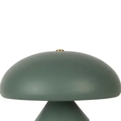 Lampe champignon tactile en fer vert h23cm - Arty