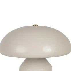 Lampe champignon tactile en fer blanc h23cm - Arty