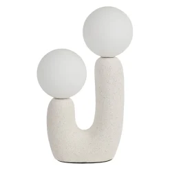 Lampe céramique en écru h31cm - Organic