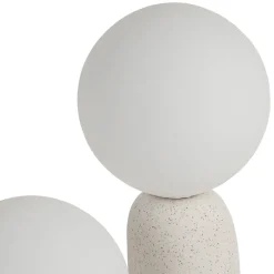 Lampe céramique en écru h31cm - Organic