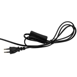 Lampe en bois d'hévéa et coton naturel et kaki h24cm - Filen