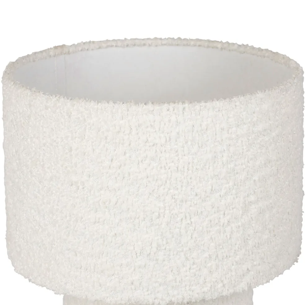 Lampe en bouclettes blanc - Organic