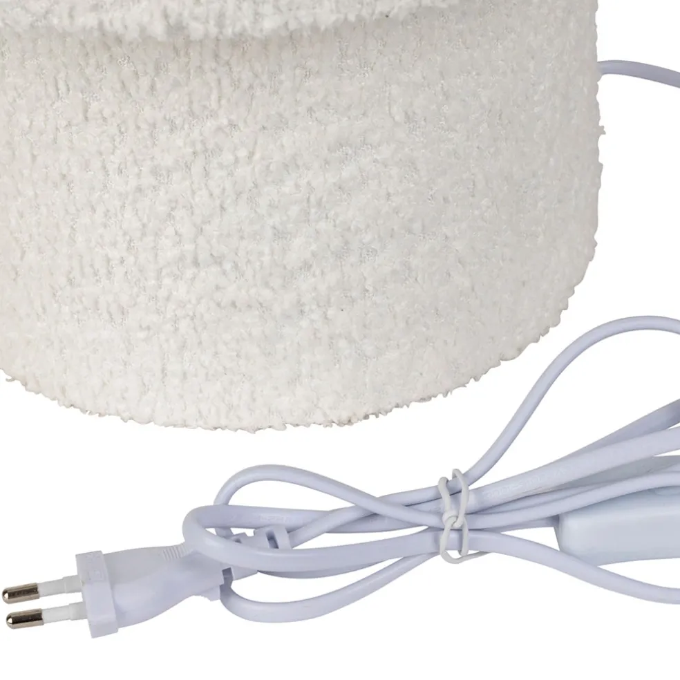 Lampe en bouclettes blanc - Organic