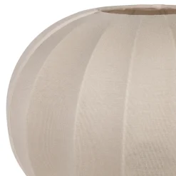 Lampe en coton beige h28.5cm - Klosen