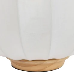 Lampe en coton écru d31xh24cm - Aurore