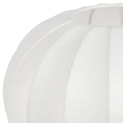 Lampe en coton écru d31xh24cm - Aurore