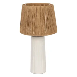 Lampe en céramique écru h48cm - Lignes