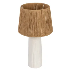 Lampe en céramique écru h48cm - Lignes