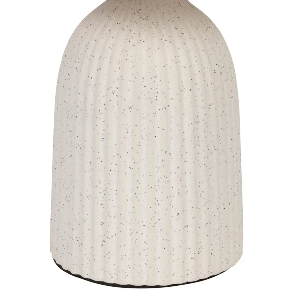 Lampe en céramique écru h28cm - Essencia