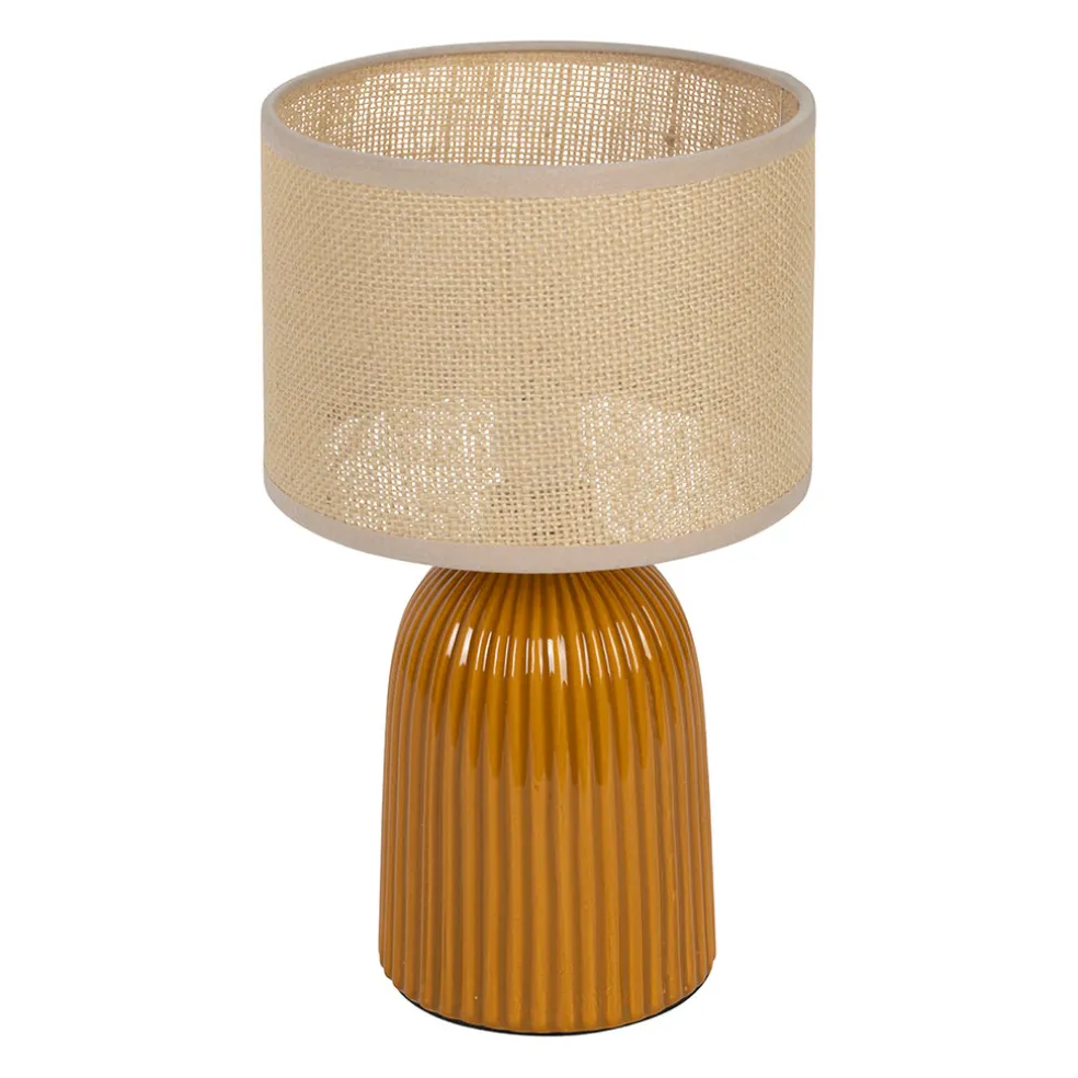 Lampe en céramique curry h28cm - Essencia