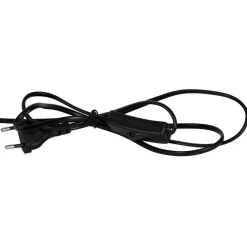 Lampe en céramique et coton noir h41cm - Figura