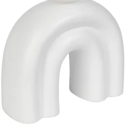Lampe en céramique et coton ecru h32cm - Organic