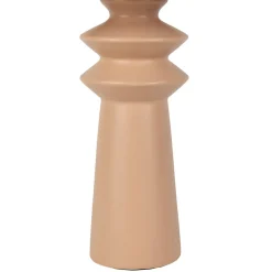 Lampe en céramique et papier naturel et nude h44cm - Opale