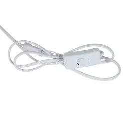 Lampe en céramique et papier naturel et nude h44cm - Opale