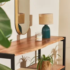 Lampe en céramique émeraude h28cm - Essencia