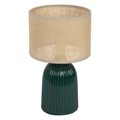 Lampe en céramique émeraude h28cm - Essencia