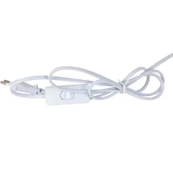 Lampe en céramique rayée turquoise et blanc h27cm - Medi